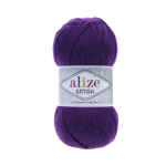 Пряжа Alize (Ализе) Extra / уп.5 мот. по 100 г, 220м, 074 фиолетовый A