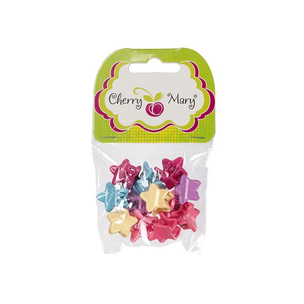 Набор заколок для волос, 5х12 шт, №01 разноцветные, Cherry Mary Z6104
