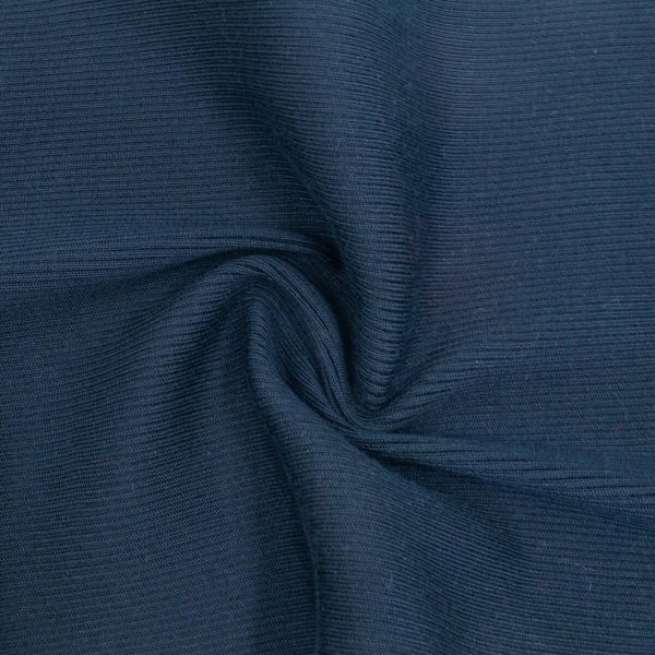 Полотно трикотажное акрил плотное 2х2, 40 см / 1.98 метра, в-02 синий
