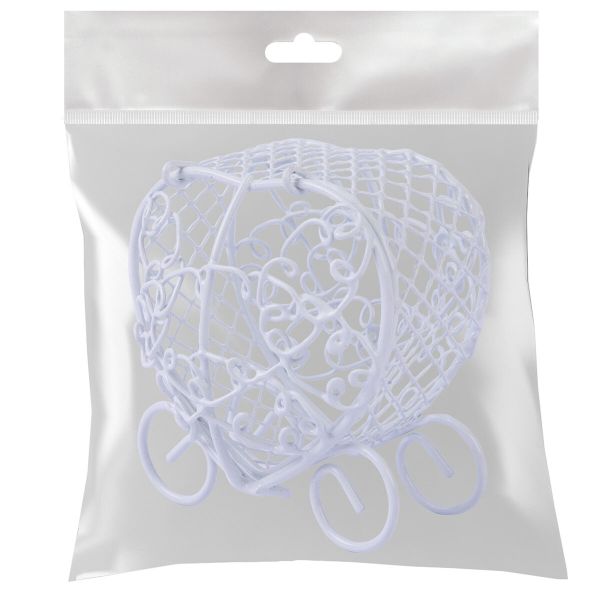 Миниатюра кукольная: Карета металл 8х8 см, Blumentag MET-400