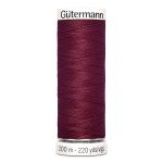 Нитки универсальные Gutermann Sew-all 100 (200 метров), 5 кат. | 375 красная слива