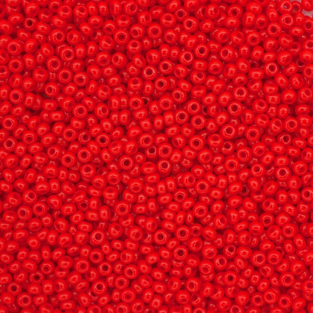 Бисер Preciosa непрозрачный 10/0 (93170), круг. отв., 500г (Ч)