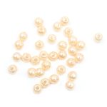 Бусины пластик (жемчуг) ⌀4 мм, 25 г, Astra&Craft, 005 NL бежевый
