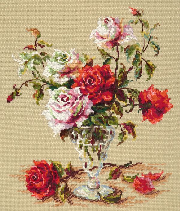 Набор для вышивания нитками Чудесная игла, Мелодия любви, 24х29 см