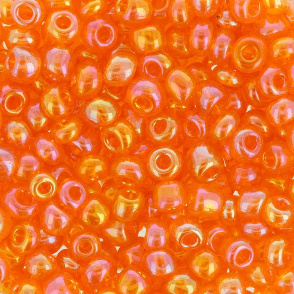 Бисер Zlatka 8/0 (2.9 мм), 100 г (10х10 г), №0169 св.оранжевый, GR