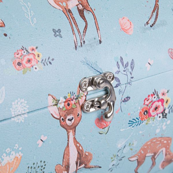 Шкатулка декоративная сундучок 24.5х16х18 см, 018 Милые зверята, Gamma DBK-02