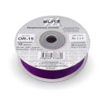 Лента капроновая (органза) 15.0 мм / 22.8±1 метра, 114 фиолетовый, Blitz OR-15