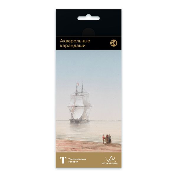 Карандаш акварельный набор заточенный 4х24 цв, 01 Айвазовский, Vista-Artista Extra Fine GTG-WPS-24