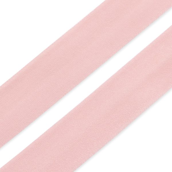 Косая бейка трикотажная 15 мм / 132±1 метра, 0511-0071, C344 пудровый