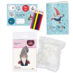 Набор для шитья игрушки Новогодний бокс "Гномик" 15 см, Miadolla BX-0326