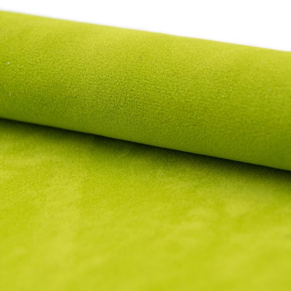 Замша искусственная двухсторонняя, 20х30см, 2 листа, 28685 салатовый, 194 г/м²