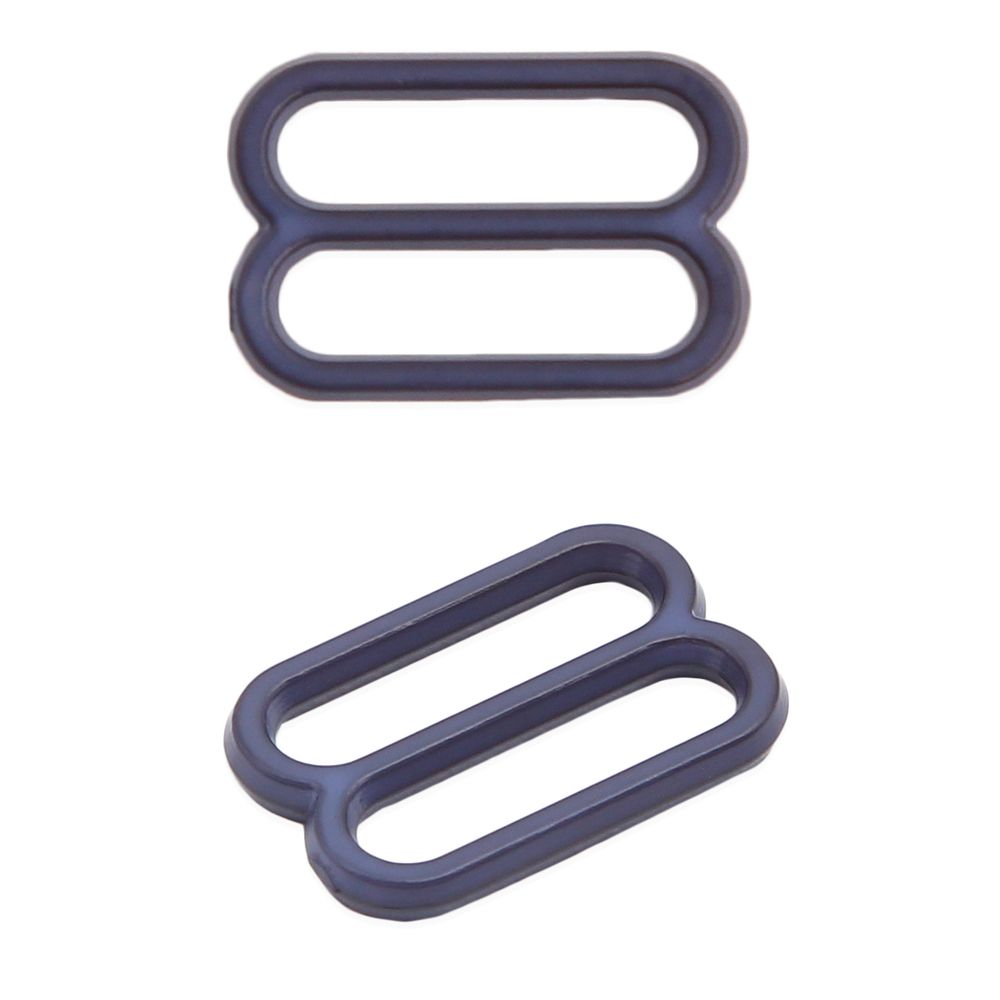 Рамки-регуляторы для бюстгальтера пластик 15.0 мм, C147 т.синий, 100 шт