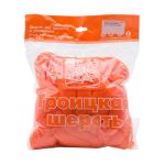 Шерсть для валяния полутонкая 100%, 100г, 189 ярко-оранжевый