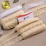 Набор вязаного кружева Kruzhevo №3 цв.микс (6 дизайнов по 4,5м)