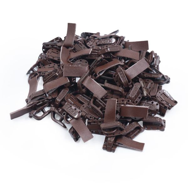 Крючок шубный PQ 45 мм, коричневый, PQ5211, 100 шт