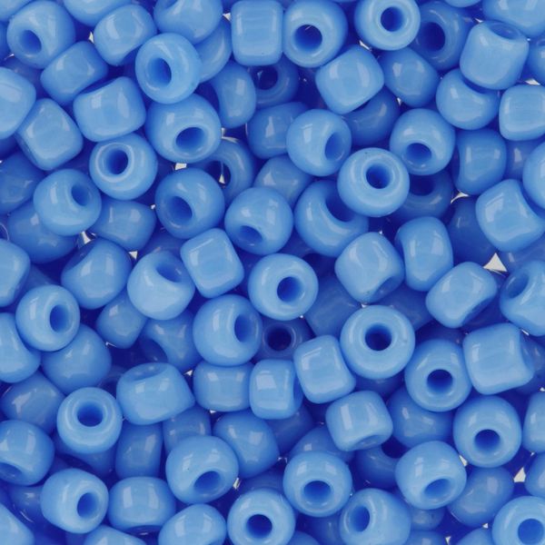 Бисер Zlatka 8/0 (2.9 мм), 100 г (10х10 г), №0043B голубой, GR