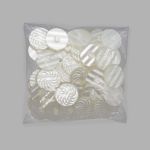 Пуговицы на ножке 54L (34мм) (White (белый)), 72 шт