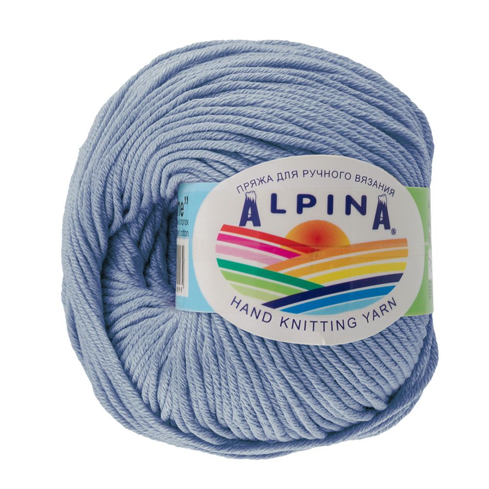 Пряжа Alpina Rene / уп.10 мот. по 50г, 105м, 1232 св.фиолетовый