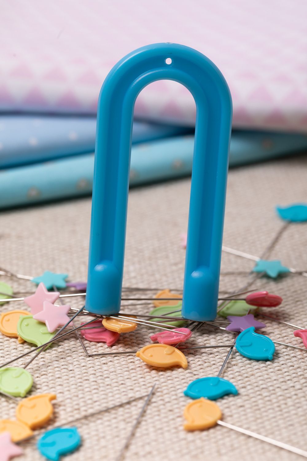 Булавки для квилтинга сталь 46 мм, 60 шт, в пластиковой коробке, Gamma PHP-10