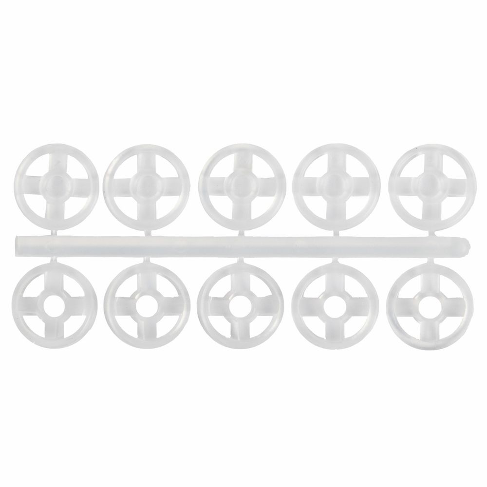 Кнопка пришивная пластик ⌀10 мм, 20 шт, белый, KOH-I-NOOR 11 (MIA1020 №3)