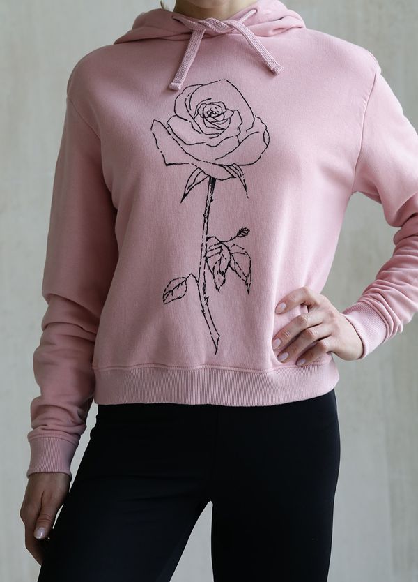 Набор для вышивания нитками Panna, Живая картина, Садовая роза, 18х43 см