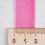 Лента бархатная (тесьма) 20.0 мм / 32.9±2 метров, 0081-1901, 11 малиновый