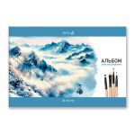 Альбом для рисования 100 г/м², A4 29.5х20.2 см, 48 л. на скобе 5 шт, 01717 Приоткрыв этюдник, Светоч А259