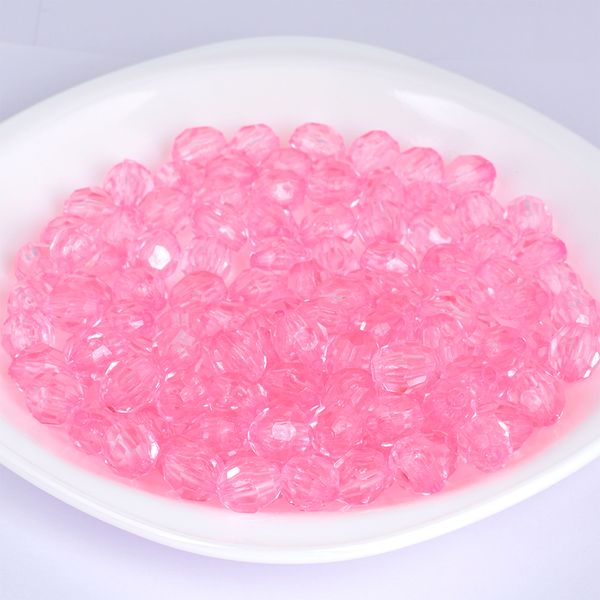 Бусины акрил ⌀12 мм, MG.3242-02, цв.02 розовый, уп.500 г, Magic4Hobby