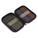 Набор алюминиевых крючков для вязания Maxwell Colors (в органайзере) MAXW.62787 (0.6-6.0 мм)