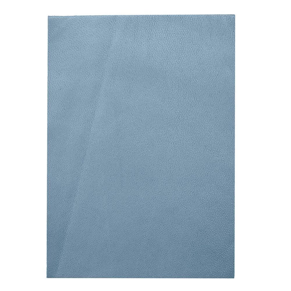 Кожа натуральная в листах А6 (10,5*14,8см), 100% кожа (07 серый) 402