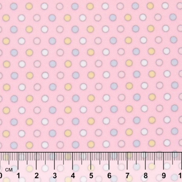 Ткань для пэчворка Peppy Молочные сны фланель, рулон 112 см / 5 метров, МС-08 розовый, Peppy