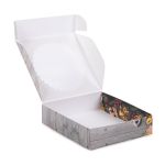 Коробка с окном для печенья 11.5х11.5х3 см, №2 Новогодний аромат, S-Chief CBC-005