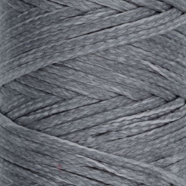Нитки для кожи вощёные плоские 0.8 мм, 25 м, 013 св. серый, LC-001, Промысел