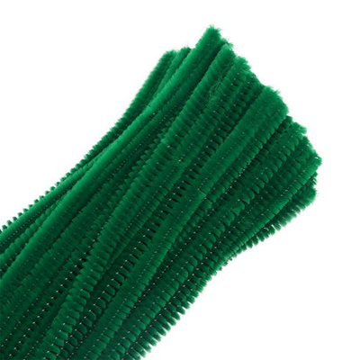 Проволока синельная 6 мм / 30см, 100 шт, Astra&Craft (A-036 зеленый)