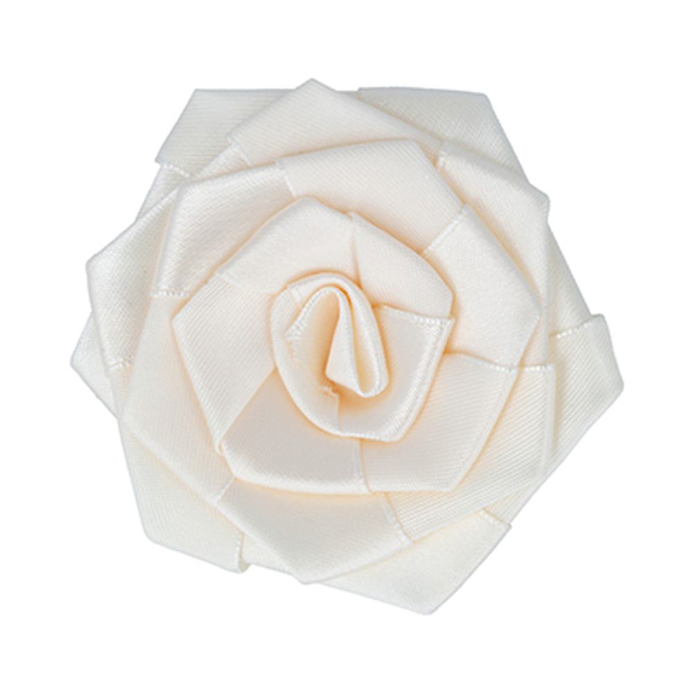 Цветочки термоклеевые 7,5х7,5 см, 6 шт, №008 кремовый, Blitz 90