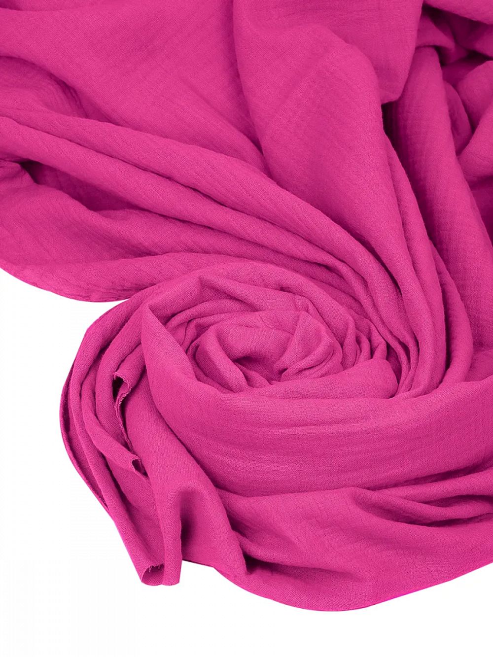 Муслин 125 г/м², 130 см / 25 метров, TBY.Mus.24723.51, цв.51 ярко-розовый