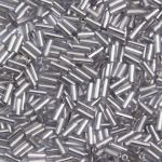 Стеклярус Astra&Craft 5 мм, 150 г (10х15 г), цв. 42А серебристая дымка