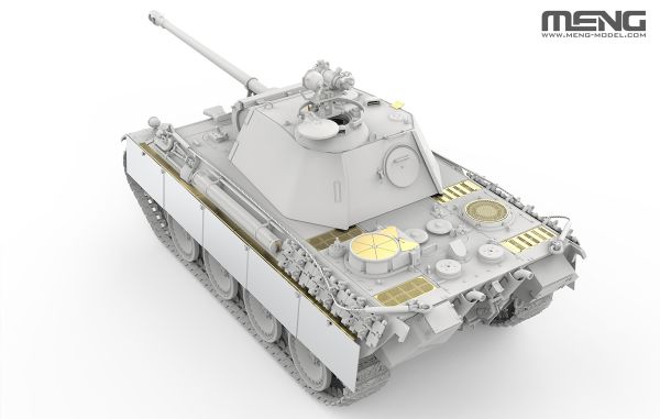 Модель сборная: танк, Sd.Kfz.171 Panther Ausf.G Late w/ FG1250 Active Infrared Night Vision System 1/35, Meng TS-054