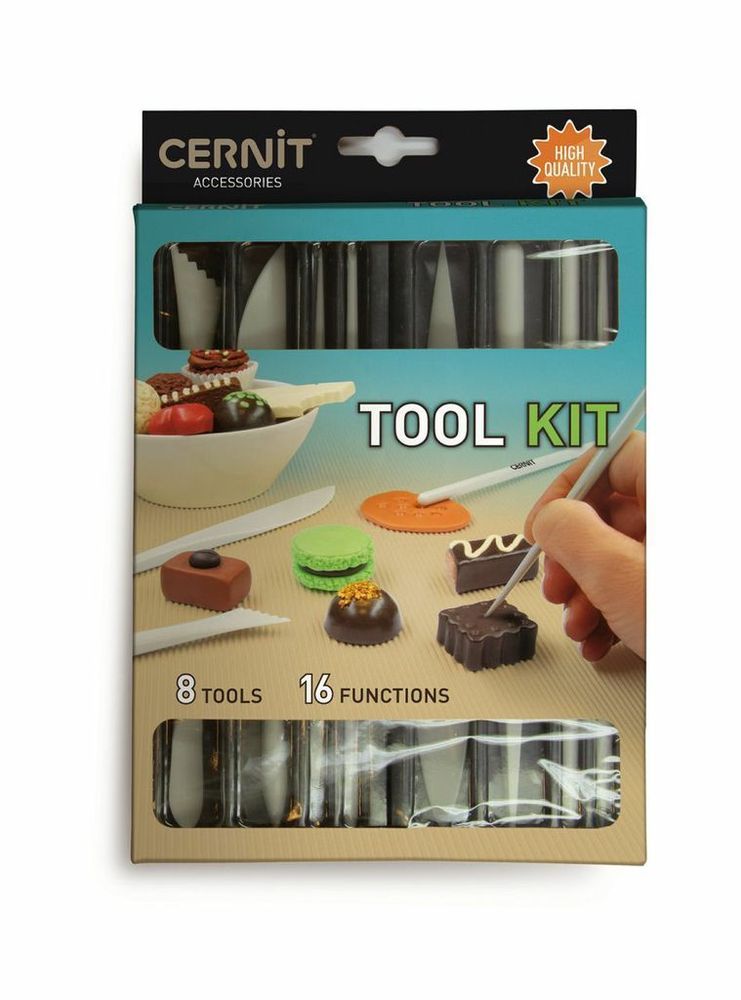 Набор инструментов для пластики 8 шт Cernit