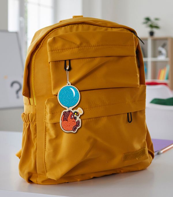 Алмазная (кристальная) мозаика Фрея CMF-ALVP-029, Союзмультфильм. Подвеска Винни-Пух на шаре, 6х11.5 см