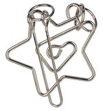 Головоломка металлическая, 1 шт, Звезда 6 элементов, Delfbrick DLM-31