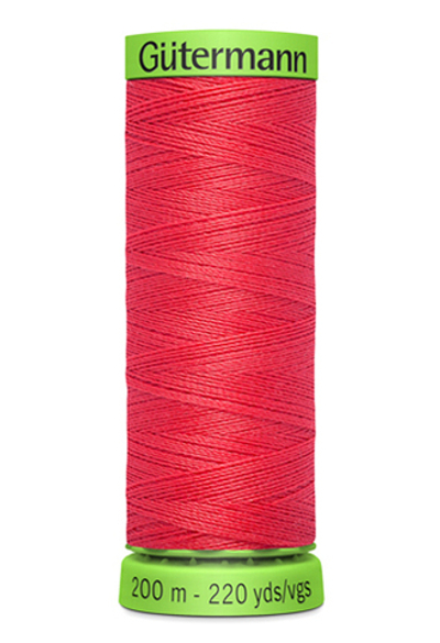 Нитки для тонких тканей Gutermann Extra Fine 150, 200м, 016 красный коралл, 5 катушек /TOS/