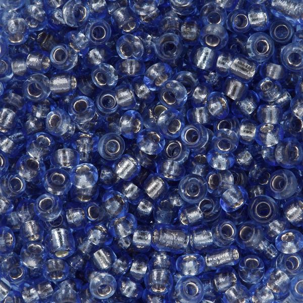 Бисер Zlatka 11/0 (2.1 мм), 100 г (10х10 г), №0026 св.синий, GR