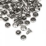 Хольнитены двухсторонние сталь 6х6 мм, №0, TBY.5206 цв. никель уп. 1000 шт, TBY