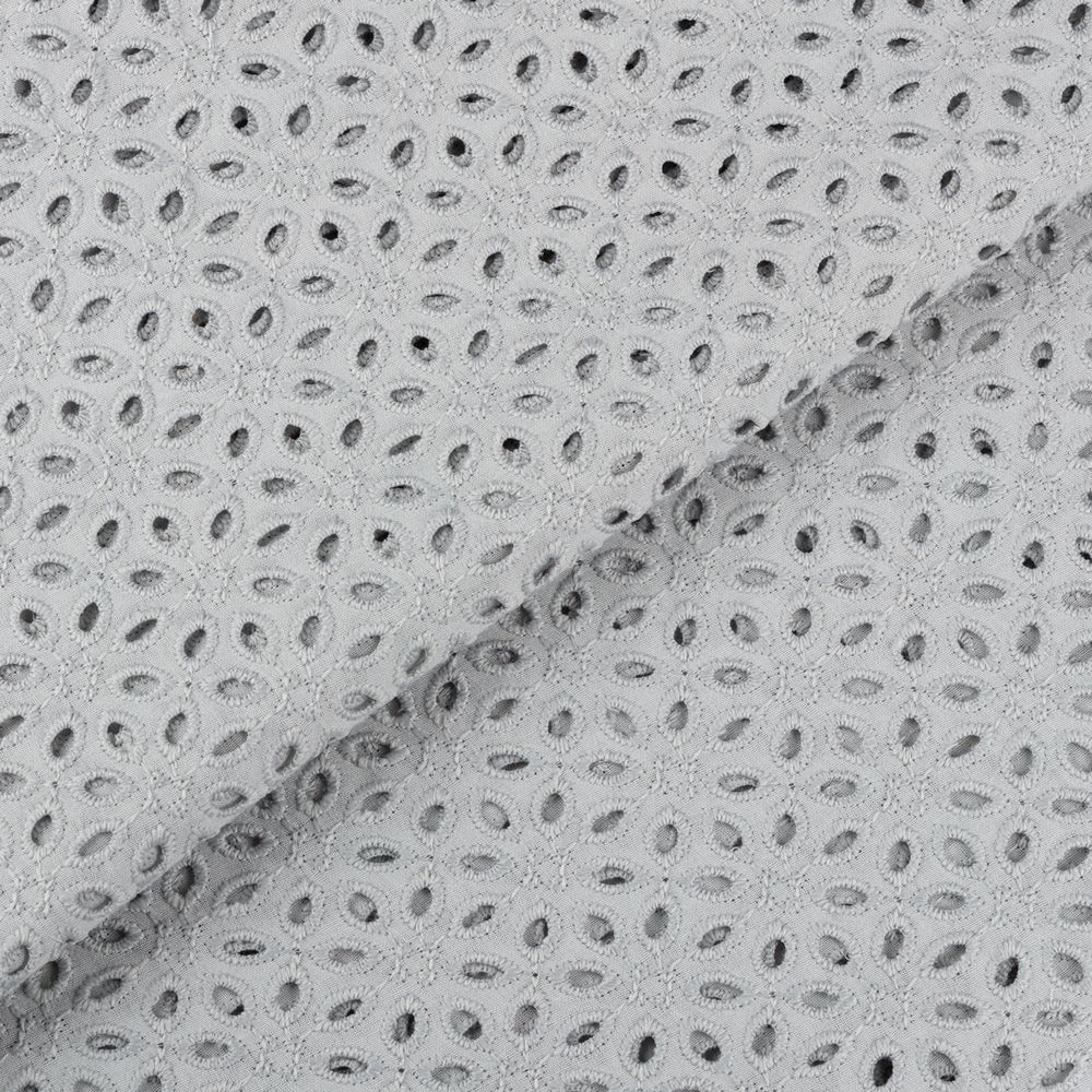 Ткань шитьё (прошва) 150х135 см, 15-4101 серый, Gamma YFAS-2444