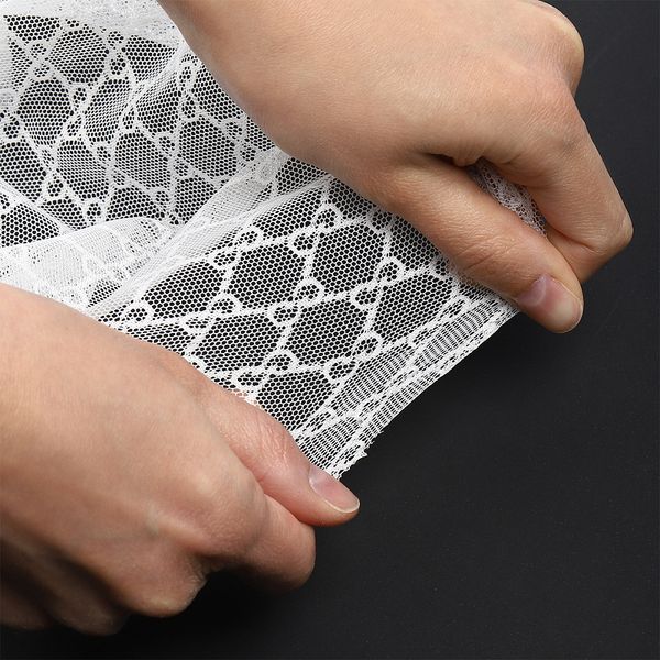 Сетка бельевая эластичная 70 г/м², шир.150 см / 220 метров, цв.белый /OLG119.01/