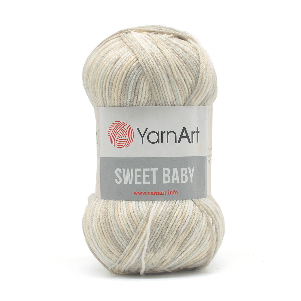Пряжа YarnArt (ЯрнАрт) Sweet Baby / уп.5 мот. по 100 г, 300м, 908