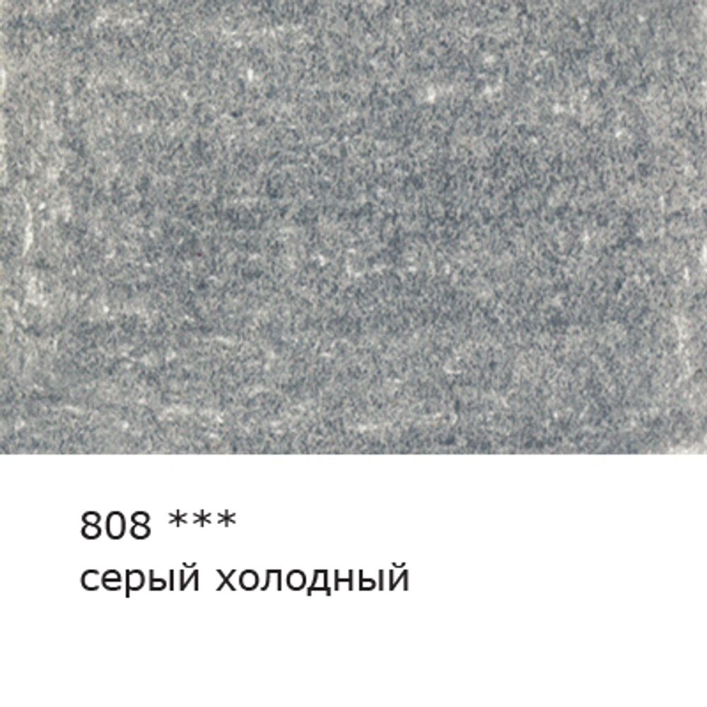 Карандаш цветной художественный заточенный, 6 шт, 808 Серый холодный (Cold gray), Vista-Artista Gallery VGCP