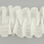 Лента (тесьма) шторная: сборка вафельная (1:2) 60 мм / 50 метров