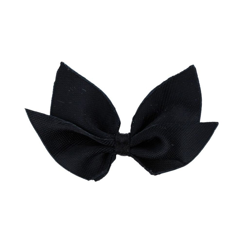 Бантики пришивные 4.7х2.9 см, 10 шт, №073 черный, Blitz 112